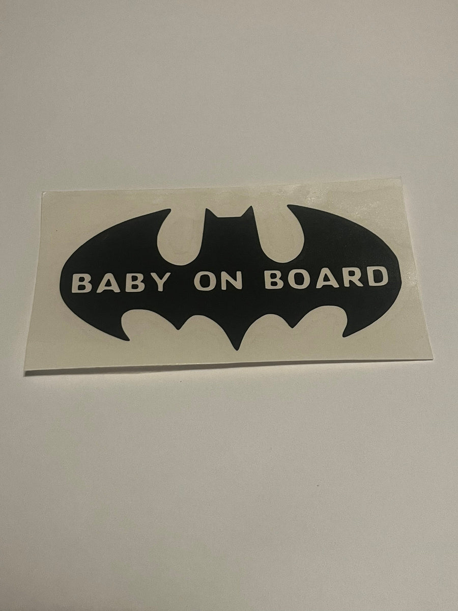 Batman Emblem Baby on Board Sticker Decal