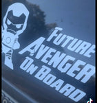 Future Avenger on Board Decal