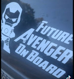 Future Avenger on Board Decal