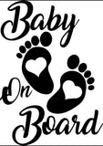 Baby on Board Decal