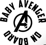 Baby Avenger on Board Decal