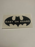 Bat Signal Baby on Board Decal