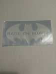 Bat Signal Baby on Board Decal