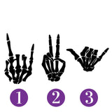 Skeleton Hand Decal