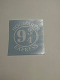 Hogwarts Express 9 3/4 Decal