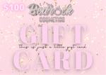 Bedrock Cosmetics Gift Card