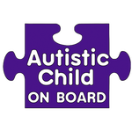 Autistic Child On Board Decal