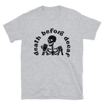 Death Before Decaf Short-Sleeve Unisex T-Shirt