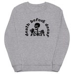 Death Before Decaf Unisex organic sweatshirt