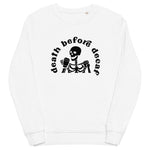 Death Before Decaf Unisex organic sweatshirt