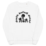 Death Before Decaf Unisex organic sweatshirt